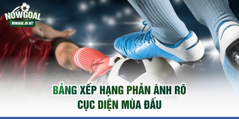 Bảng xếp hạng phản ánh rõ cục diện mùa đấu